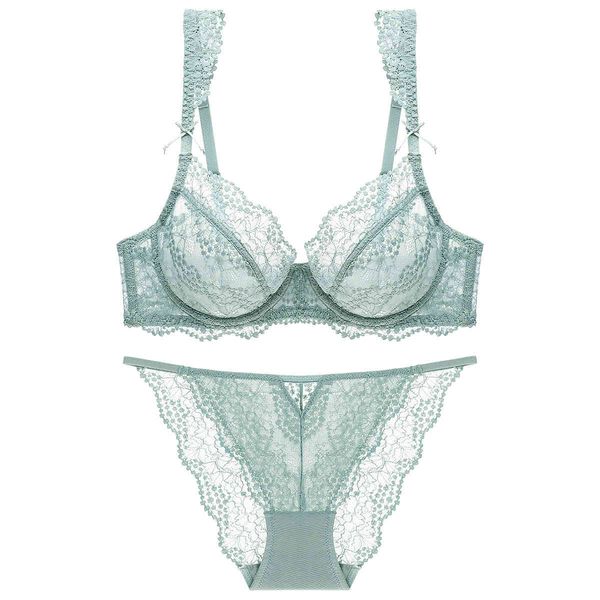 

bra set 1762 rimless triangle cup girl's ultra thin lingerie suit, Red;black