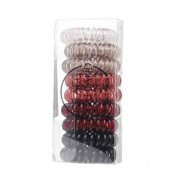 

6656 durable transparent telephone line, hair rope, net red, no damage to hair ring, 9 boxes