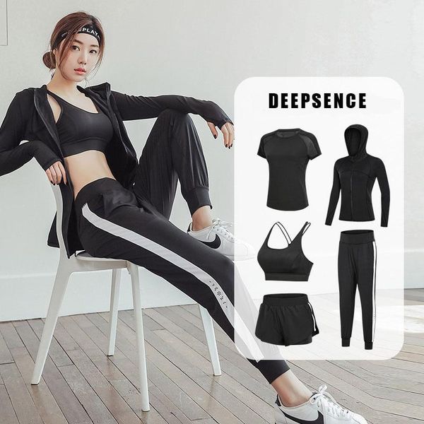 

yoga outfit deepsence five times suit women sportwear set tracksuit fitness beach crop running sports short summer outfits