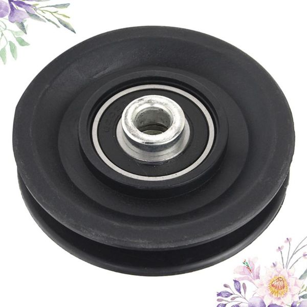 

accessories 1pc 3.5 inches φ90 iron powder pulley wheels metallurgical force special bearing wheel guide gym fitness equ