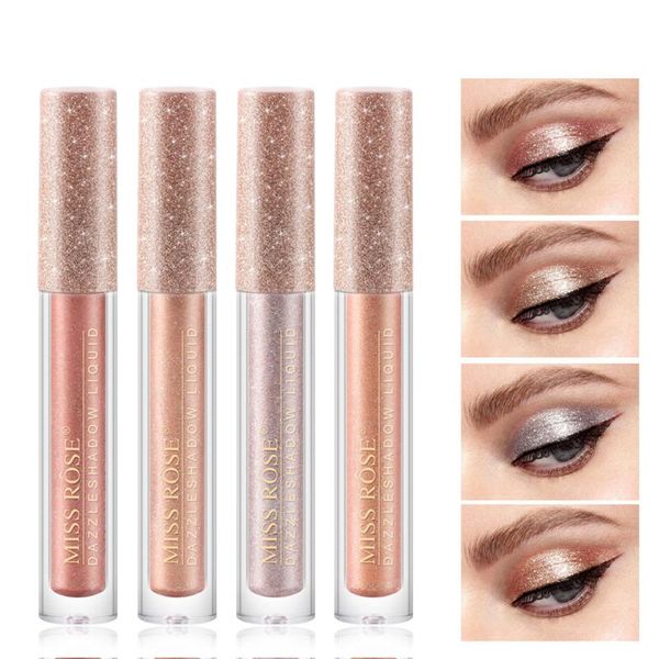 

eye shadow pearlescent monochrome liquid eyeshadow glitter sequin 12 color