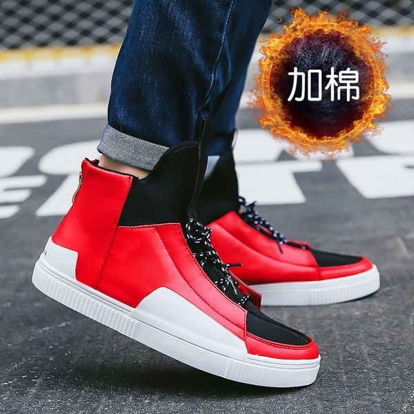 

new colorful mens casual shoescomfortable leather high-mens casual shoes mens running shoes outdoor trendy flat shoes