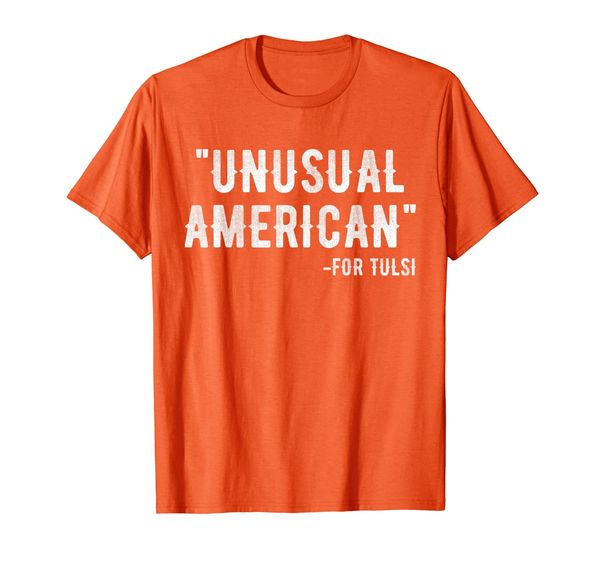 

unusual american for tulsi 2020 t-shirt, White;black