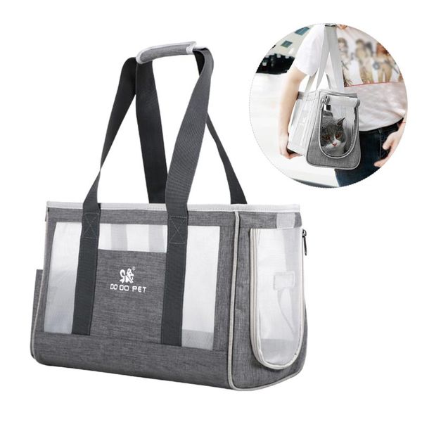 

cat carriers,crates & houses portable dog carrier bag pet puppy travel bags breathable mesh small chihuahua outgoing pets handbag