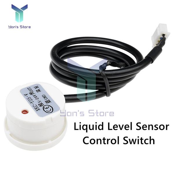 

smart home control dc 5v 12v 24v xkc y25 non contact liquid level sensor switch detector outer adhering type npn pnp rs485 interface