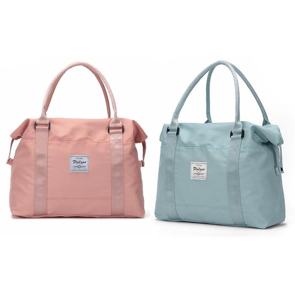 

outdoor bags portable women sports gym fitness handbag large capacity handheld luggage bag small storage