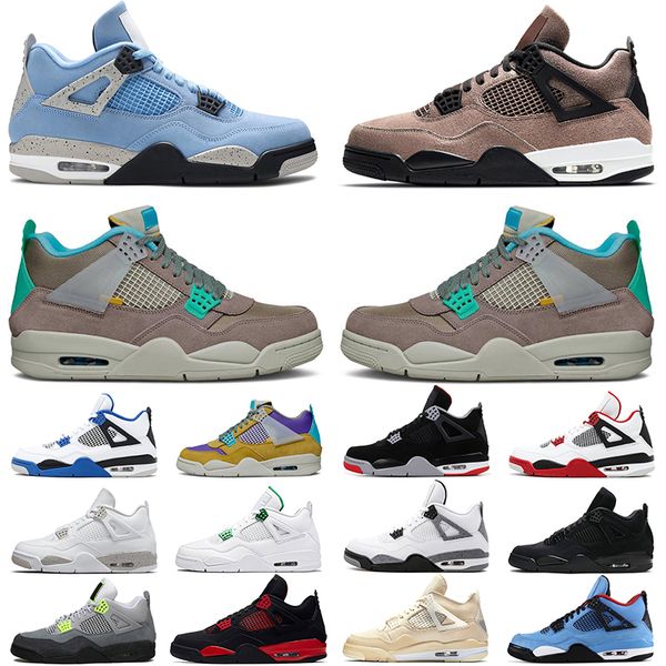 

lower price jumpman 4 4s basketball shoes women men university blue taupe haze black cat white oreo mens trainers sports sneakers walking jo
