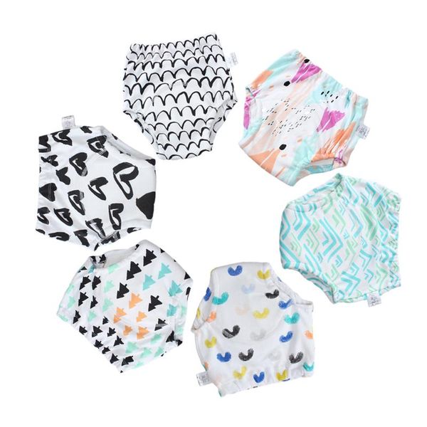 

cloth diapers 4/6layer waterproof reusable cotton baby training pants infant shorts underwear diaper nappies panties nappy changing