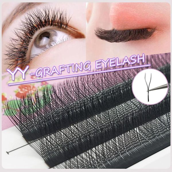 

false eyelashes 0.07yy y-shaped eyelash extension,natural and easy grafting of eyelashes, makeup tools double-pointed