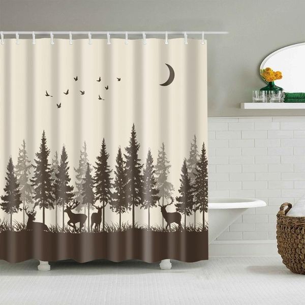 

farmhouse shower curtain rustic barn door horses wooden wood with western country theme house decor curtains