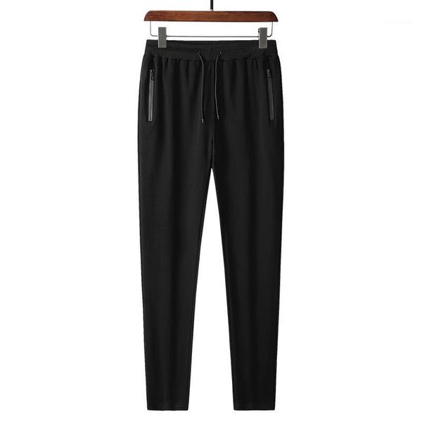 

men's pants plus size 4xl 5xl 6xl mens casual joggers sports pant loose version fitness streetwear running trousers workout sweatpants, Black