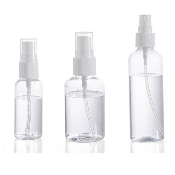 

storage bottles & jars 30/50/100ml clear empty mini spray refillable container pocket size sprayer set cleaning solution make-up bottle 27rc