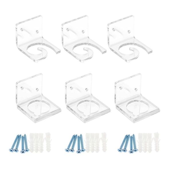 

pairs/ fishing rod holder professional pole rack transparent acrylic support stand for accessories