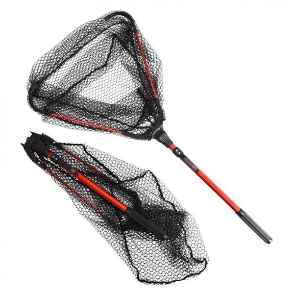 

fishing net aluminum alloy 80cm retractable foldable landing for accessories