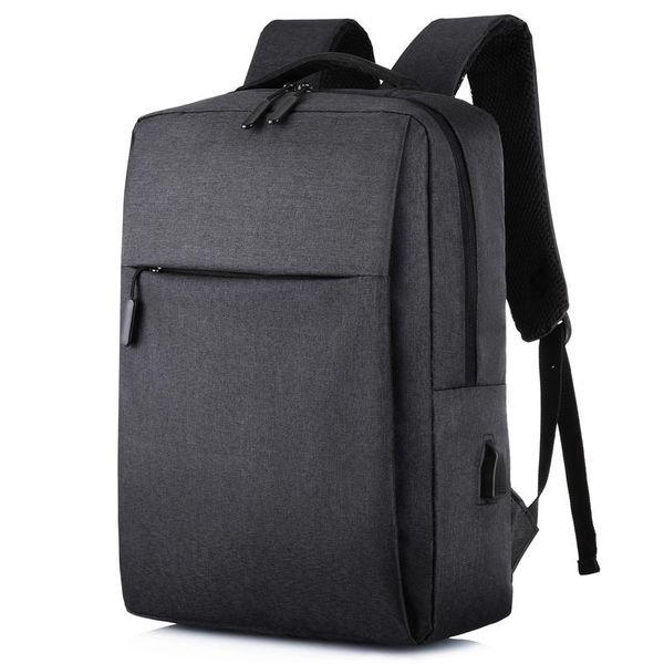 

men's fashion business multi-function computer bag usb casual simple student backpack travel large capacity female