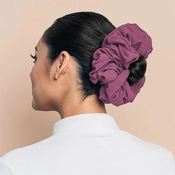 

hair accessories malaysian bunch tie for muslim women chiffon rubber band beautiful hijab volumizing scrunchie large headscarf