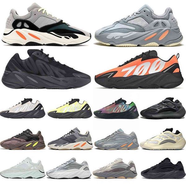 

new 700 west 3m reflective orange bone runner men women running shoes sneakers solid grey analog tael carbon blue shoes