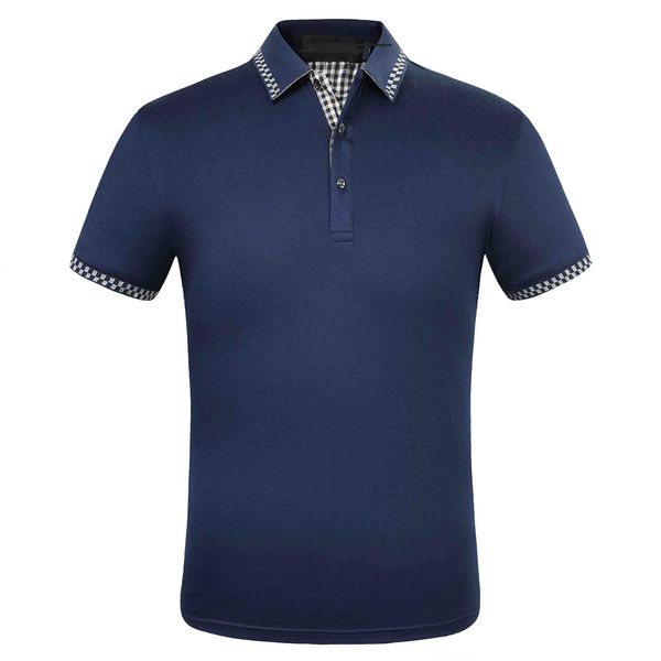 

europa herren stripe splicing t-shirt hohe qualitÃ¤t schraube baumwolle patchwork polo brief t shirts designer casual t-shirt t-shirt2021, White;black