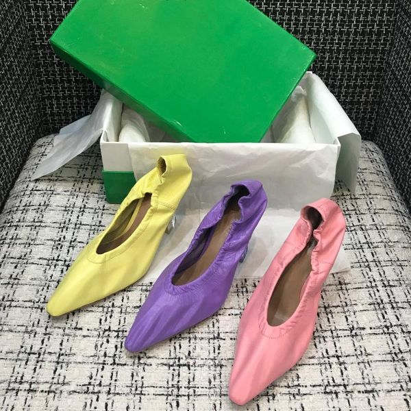 

shoes women summer casual simplicity genuine leather outside pumps pointed toe high zapatos de mujer dress, Black