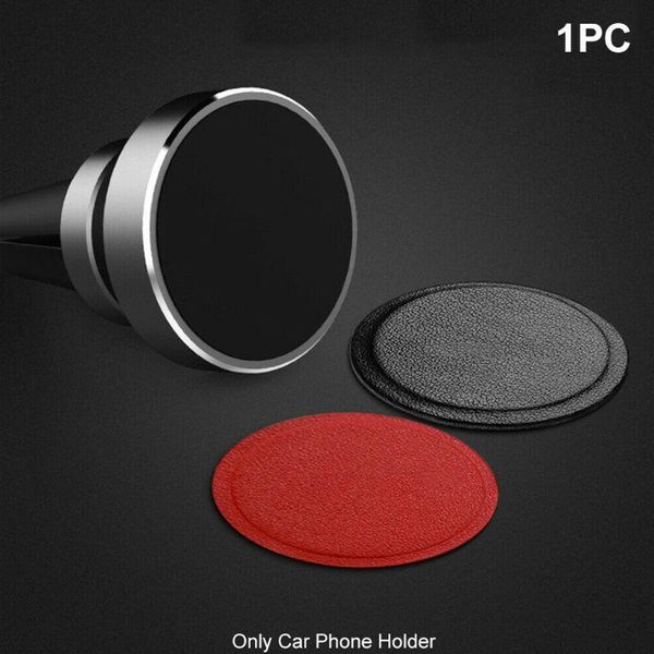 

universal wear resistant pu leather car phone holder magnetic disk metal plate stand tablets back sticker accessories cell mounts & holders
