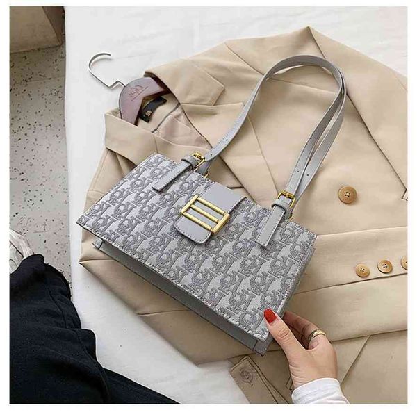 

storage baagsimple big women's 2020 new versatile foreign lady fashion ins net red shoulder baggg bag