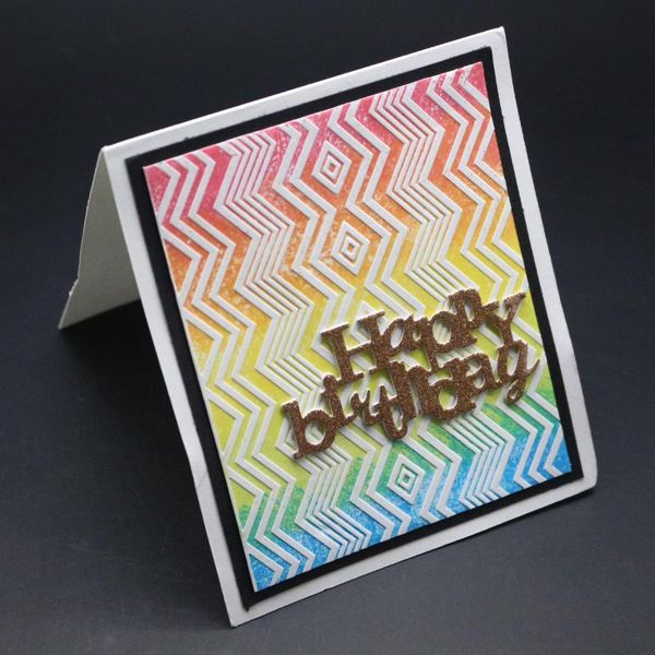 

diamond ripple diy paper cutting dies scrapbooking plastic embossing folder size 10.5*15cm craft tools