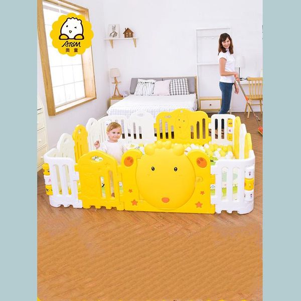 

safety gates infant toddler fence children's play plastic environmental protection material upgrade to increase adsorption