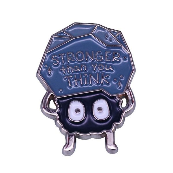 

pins, brooches stronger than you think enamel pins cute cartoon anime soot sprite brooch badge, Gray