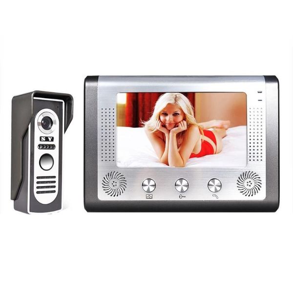 

inch tft color video door phone intercom doorbell system kit ir camera doorphone monitor speakerphone phones