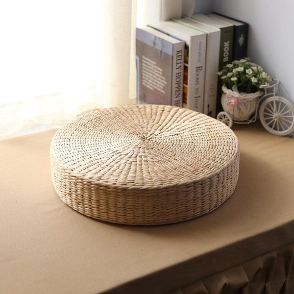 

cushion/decorative pillow tatami cushion meditation cushions round straw weave handmade floor chair seat mat home decor eco-friendly