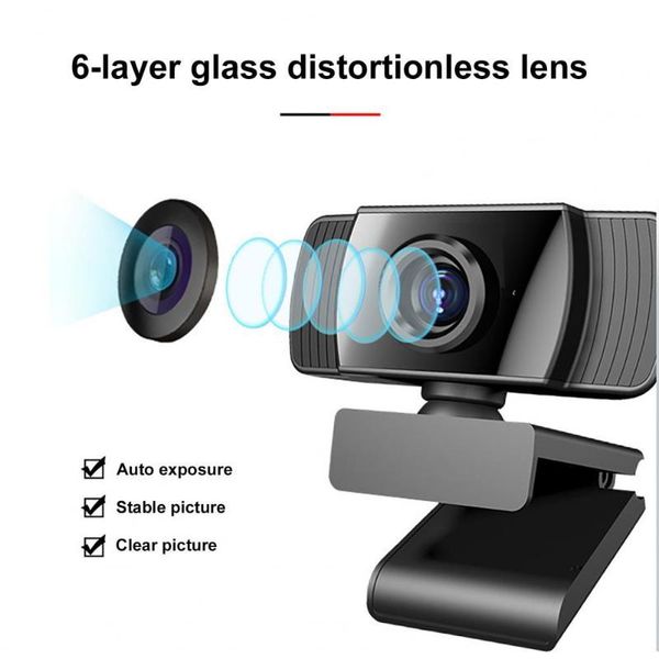 

webcams 720p/1080p usb 2.0/3.0 2000wvideo recording webcam camera with mic for pc laptop
