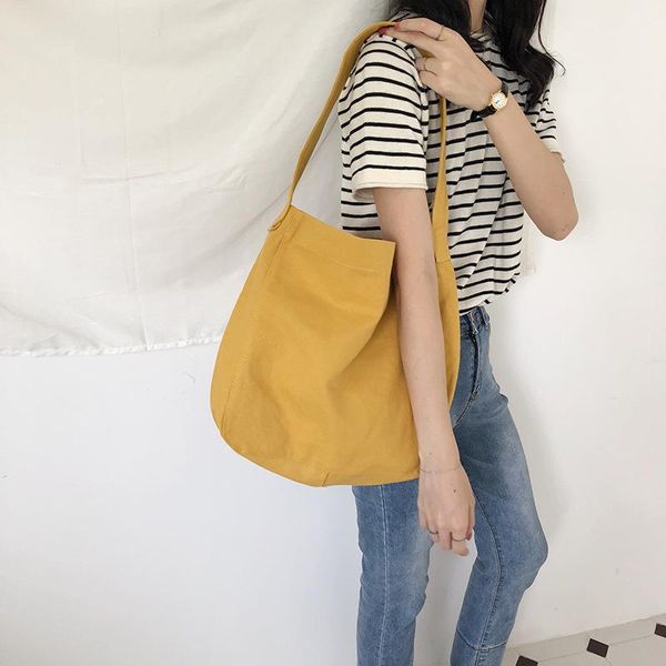 

shopping bags yile single strap cotton canvas eco tote 6 colors to choose from yx33