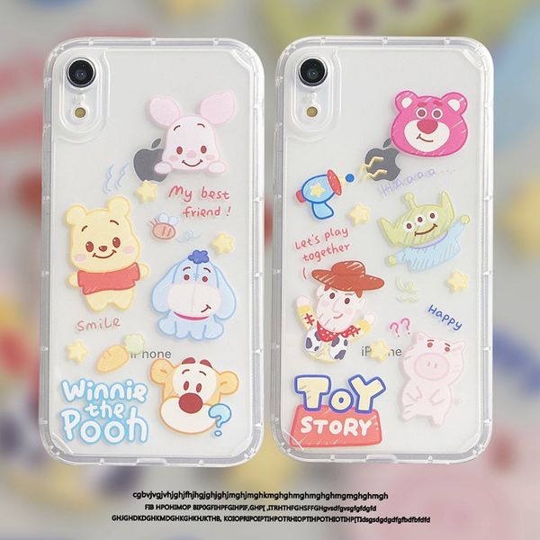 

cartoon style tpu case for iphone 13 pro max iphone 12 pro 12 mini iphone 11 promax xs max xr 8/7 plus se 2020 tiger series ransparent case