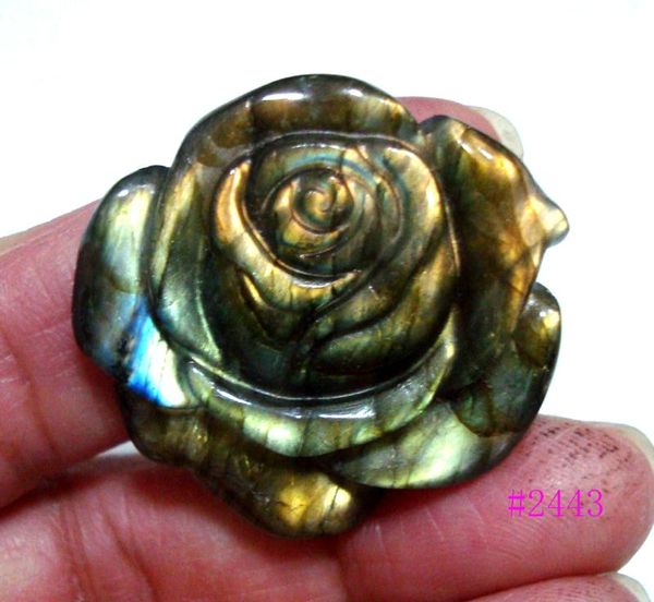 

other natural labradorite carved rose suitable for pendants women man jewelry accessories weddings parties birthday gift