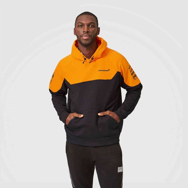

2021 fall new mclaren daniel ricciardo team hoodie men and women moto motorcycle racing suit outdoor hooded sweatshirt speed, Black