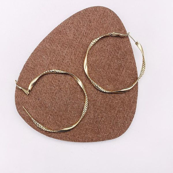 

dangle & chandelier golden round earrings female metal circle elegant big party wedding accessories fashion 2021, Silver