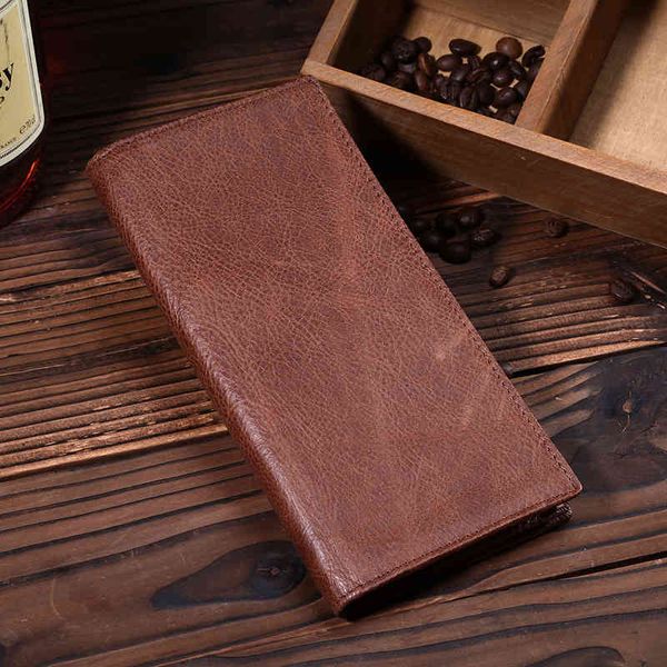 

wallet men's handbag leather hand bag multi-functional wax leisure, Red;black