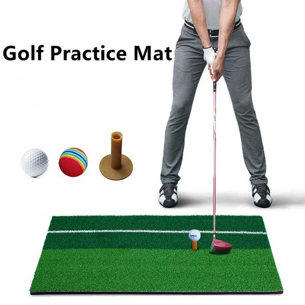 

golf training aids 30*60cm practice mat percussion indoor personal swing portable mini