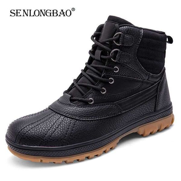 

leather military boots special force tactical combat desert waterproof outdoor men's hiking 210619, Black