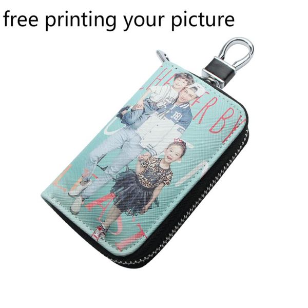 

wallets car key bag home multi-function zipper customized wallet male custom po print female, Red;black