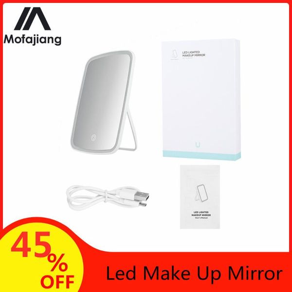 

compact mirrors led make up mirror with light touch dimmer switch battery makeup foldable cosmetic for tablebathroom travel