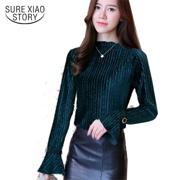 

arrival women's fashion blouse long sleeve shirt and sleeved office lady 869a 30 210506, White