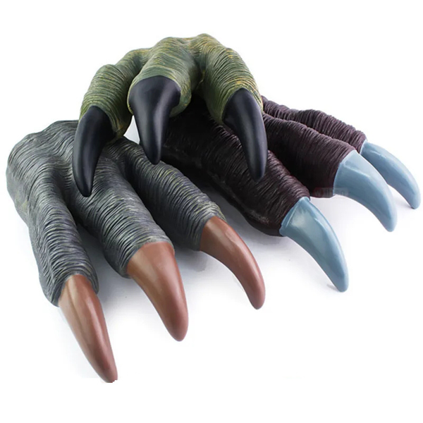 

Dinosaurs Toy Dinosaur Claw Gloves Hands Toys for Children Cosplay Xmas Halloween Party Kid Trick Prop Toy Werewolf Hands