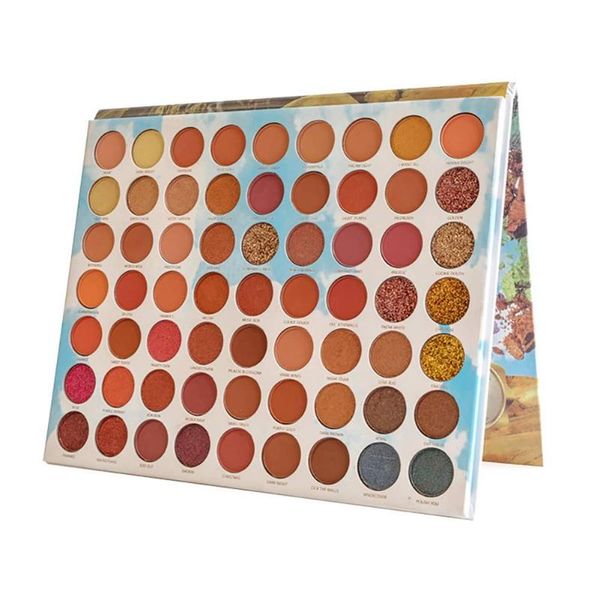 

eye shadow 63 colors palette pigmented pressed powder shimmer matte glitter stage party eyeshadow