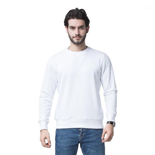 

men's hoodies & sweatshirts 2021 blank solid wool circle round neck 993, Black