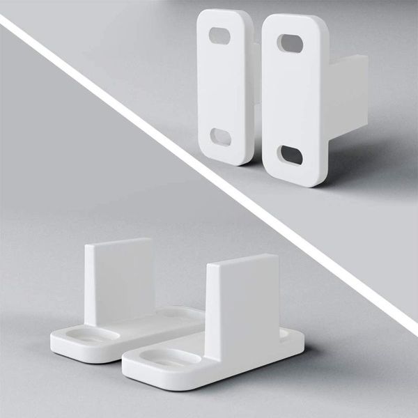 

craft tools 2pcs plastic l-guide adjustable sliding floor guide replacement for barn door hardware accessory
