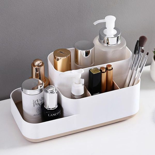 

storage boxes & bins bathroom cosmetic makeup organizer jewelry necklace lipstick box deskwomen care dressing table beauty case