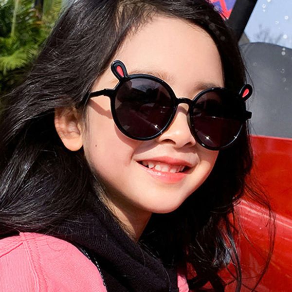 

sunglasses cute little children's cartoon rabbit ear baby sunglasses fashion boys and girls modeling glasses, Blue