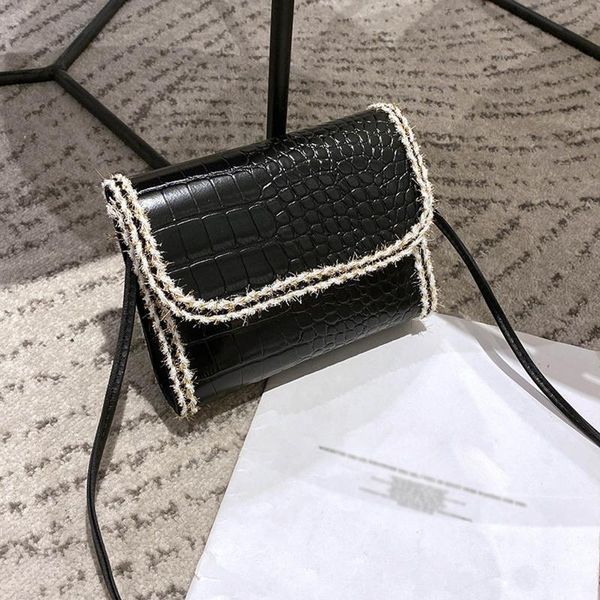 

cross body fashion pu leather women's bag 2021 luxury designer handbag solid hasp shoulder bags casual crossbody messenger bolsos sac