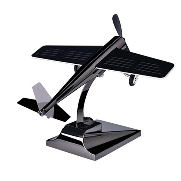 

solar car decoration energy aircraft model powered kit air freshener